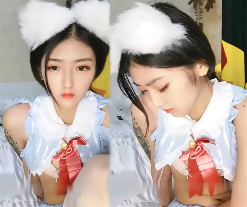 人美嘴甜哪都好清纯萌妹,情趣装插入震动棒的高潮呻吟娇喘