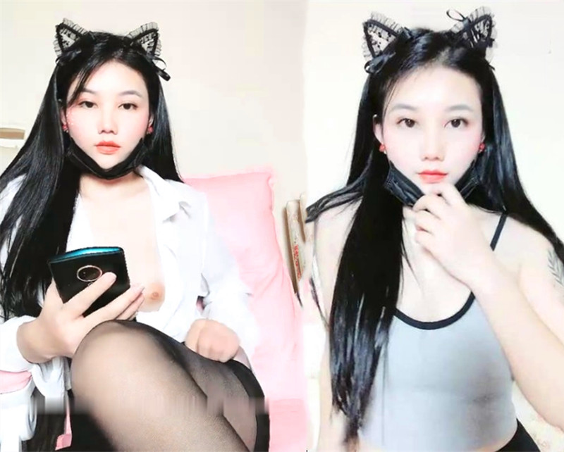 要喝波波奶茶长相清纯甜美萌妹子自慰,张开双腿大黑牛震动粉穴假屌摩擦